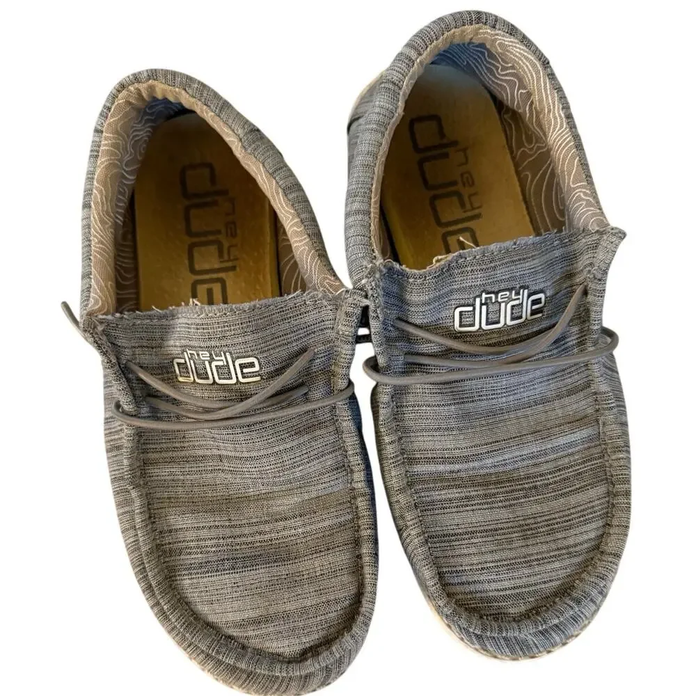 Hey Dude light grey  size 5
